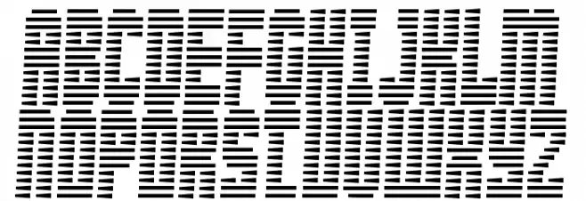 Maximum Security フォント 大文字