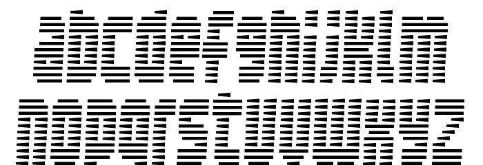 Maximum Security Font LOWERCASE