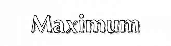 Maximum  フリーフォントのダウンロード