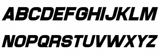 Maximus Bold Italic फ़ॉन्ट लोअरकेस