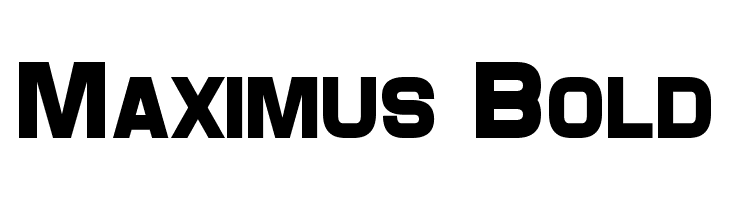 Maximus Bold Font
