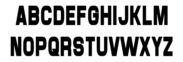 Maximus Condensed Bold Font LOWERCASE
