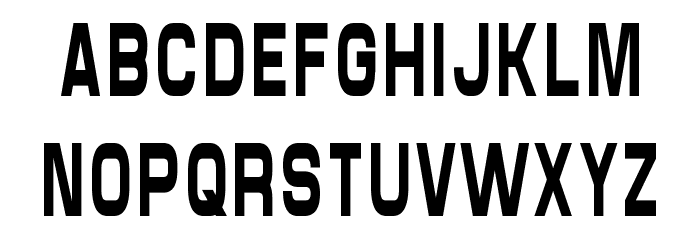 Maximus Condensed Font LOWERCASE