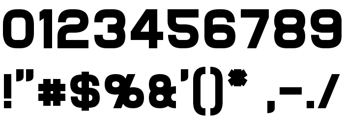 Maximus Font OTHER CHARS