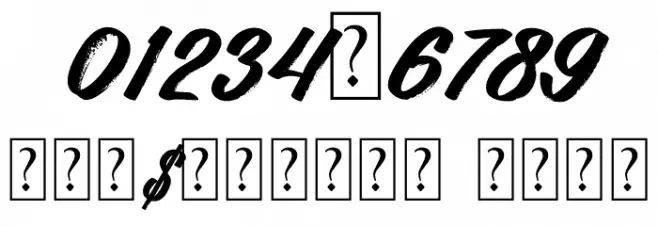 Maximus Font OTHER CHARS