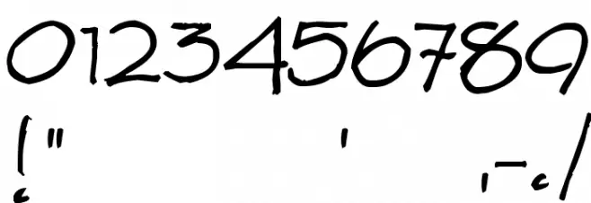 Maxine Script Font OTHER CHARS