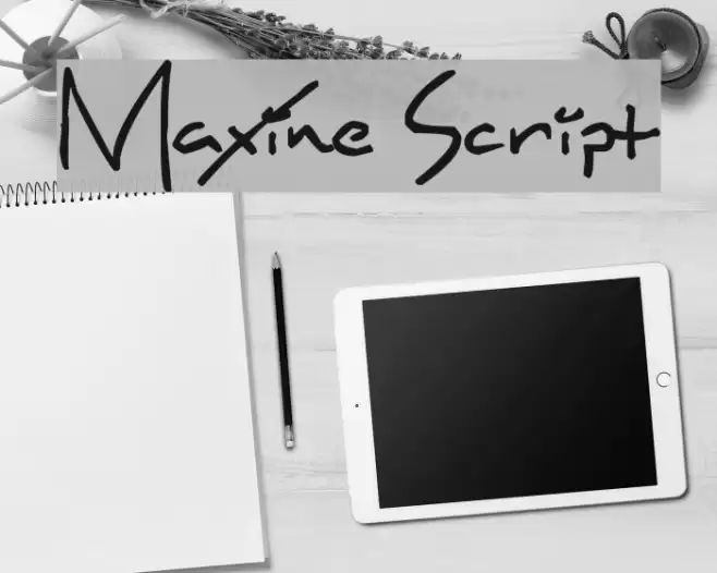 Maxine Script Font examples