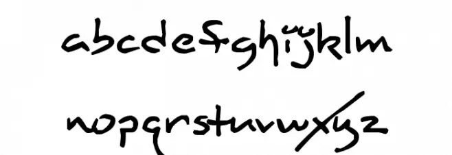 Maxine Script Font LOWERCASE