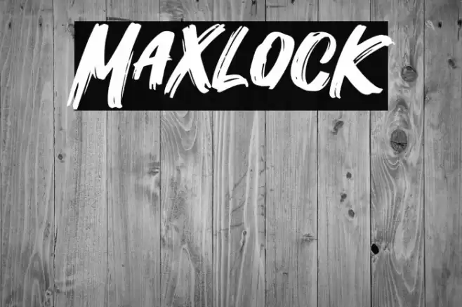 Maxlock Шрифта examples