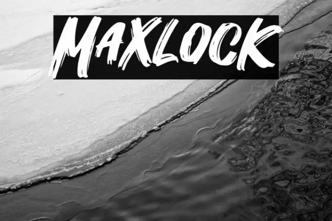 Maxlock Шрифта examples
