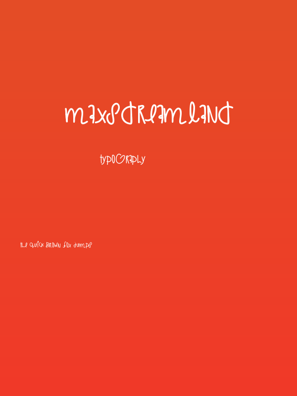 MaxsDreamland Poster