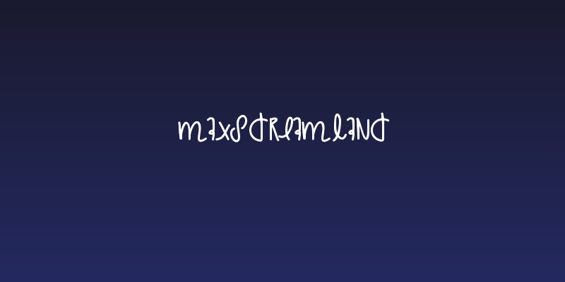 MaxsDreamland Social Header