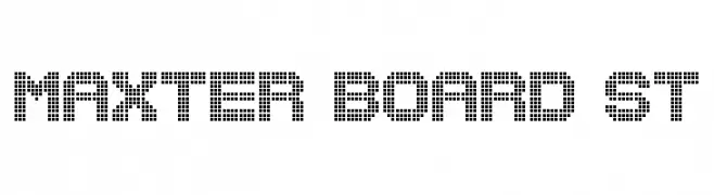 Maxter Board St  Frei Schriftart Herunterladen