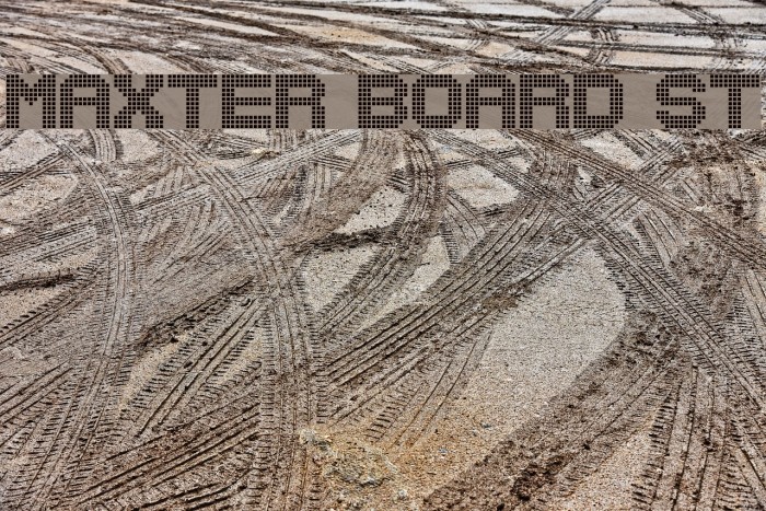 Maxter Board St Font examples