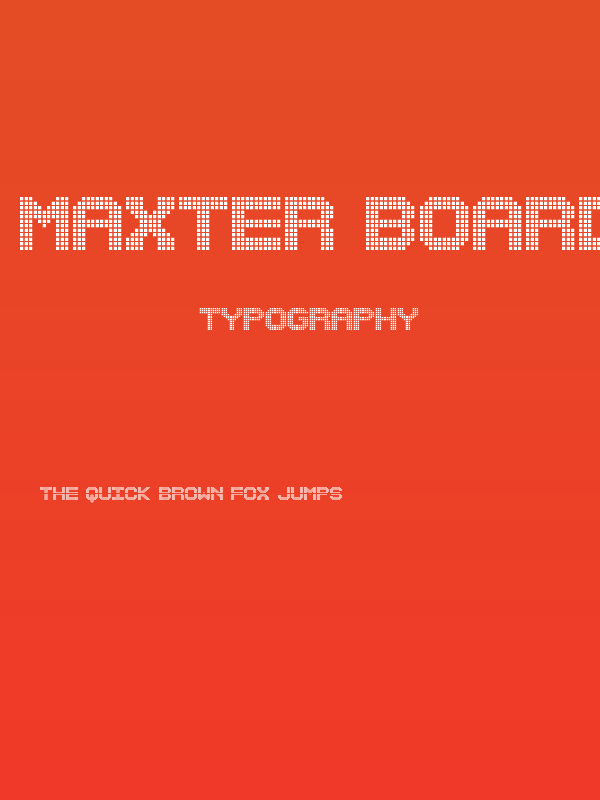 Maxter Board St Poster