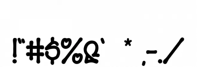 Maxtield Font OTHER CHARS