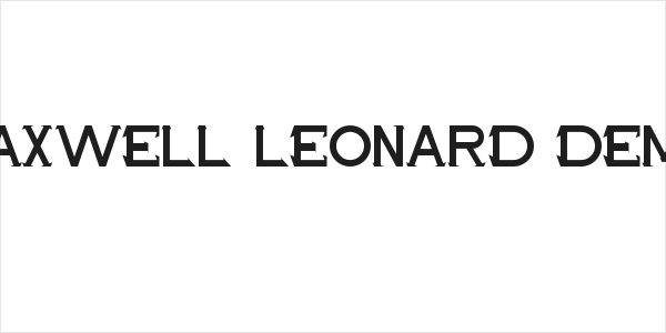 Maxwell Leonard Demo Logo