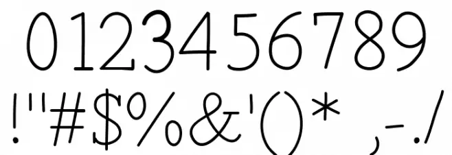 Maxwell Medium Font OTHER CHARS