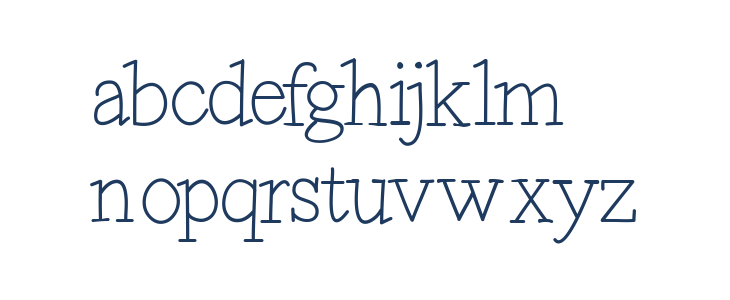 Maxwell Medium Lowercase