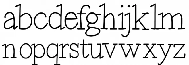 Maxwell Medium Font Litere mici