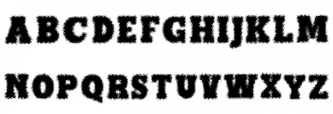 Maxxi Dots Bold Schriftart Groß