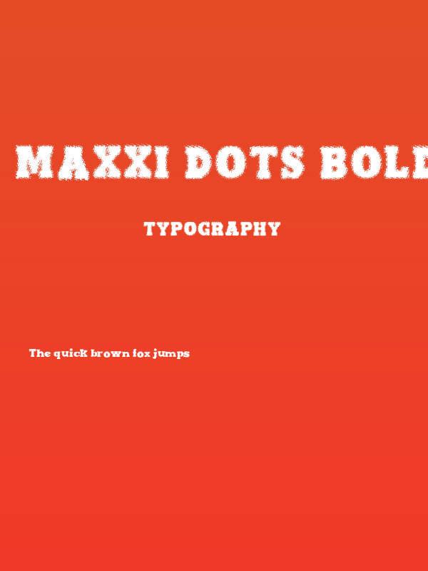 Maxxi Dots Bold Poster
