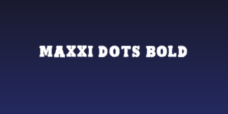Maxxi Dots Bold Social Header