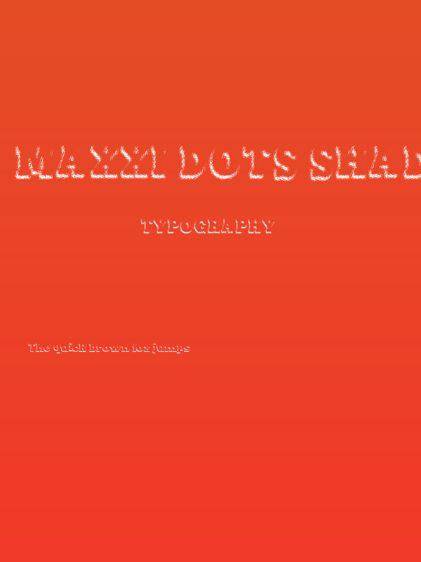 Maxxi Dots Shadows Bold Poster