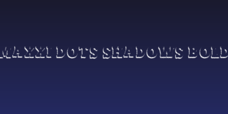 Maxxi Dots Shadows Bold Social Header