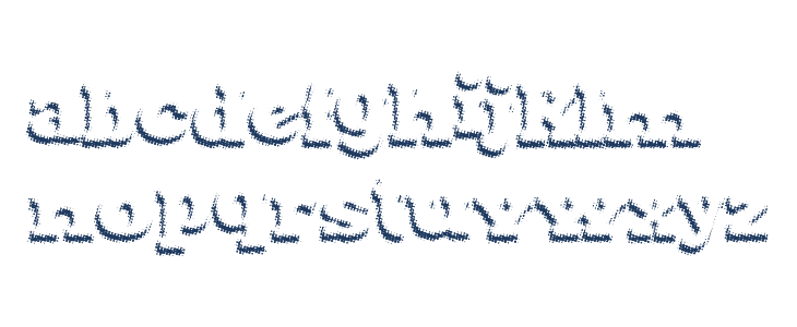 Maxxi Dots Shadows Bold Lowercase