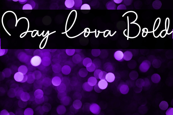 May Lova Bold Example 3