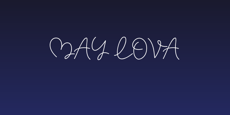 May Lova Social Header