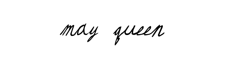 May Queen Font - FFonts.net