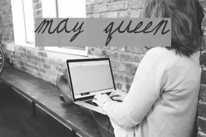 May Queen Font examples