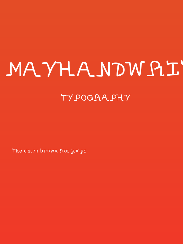 MayHandwrite Poster
