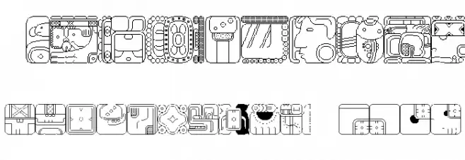Maya CalendricV1.50 Font OTHER CHARS