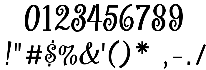 Maya Font OTHER CHARS