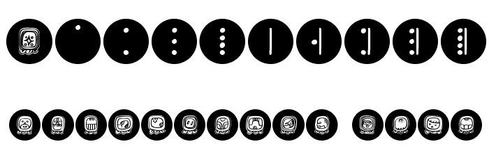 MayaKowski-Discs Font OTHER CHARS