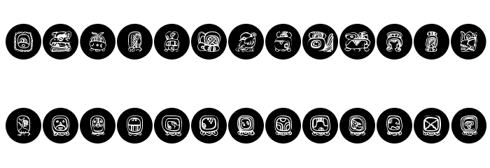 MayaKowski-Discs Font LOWERCASE