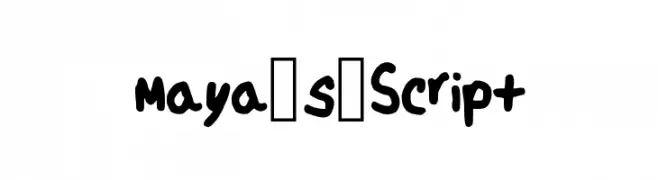 Maya_s_Script  नि: शुल्क फ़ॉन्ट्स डाउनलोड