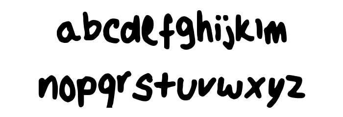 Maya_s_Script Font LOWERCASE
