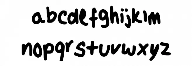 Maya_s_Script Шрифта строчной