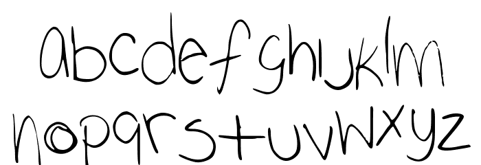 Maya Font LOWERCASE