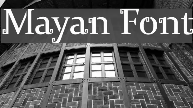 Mayan Font examples