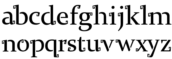 Mayan Font LOWERCASE