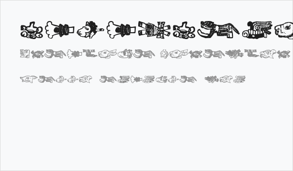 MayanMexicanSymbols Business Card