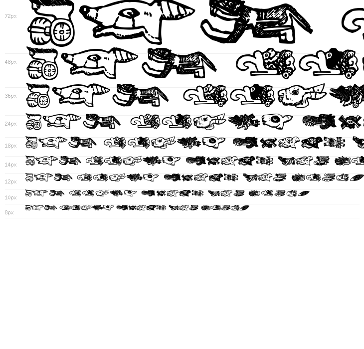 MayanMexicanSymbols Waterfall