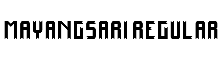 Mayangsari Regular  font caratteri gratis