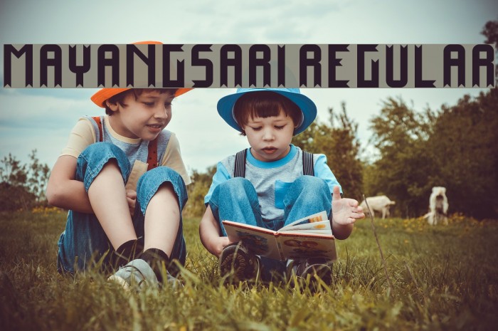 Mayangsari Regular Font examples