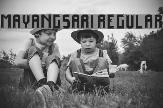 Mayangsari Regular Font examples